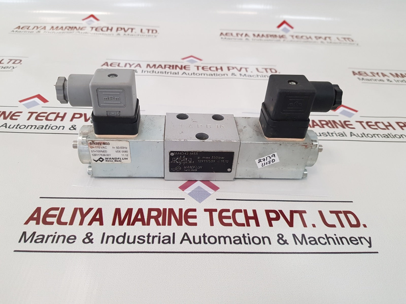 Wandfluh Bm4D42-m33 Hydraulic Spool Valve