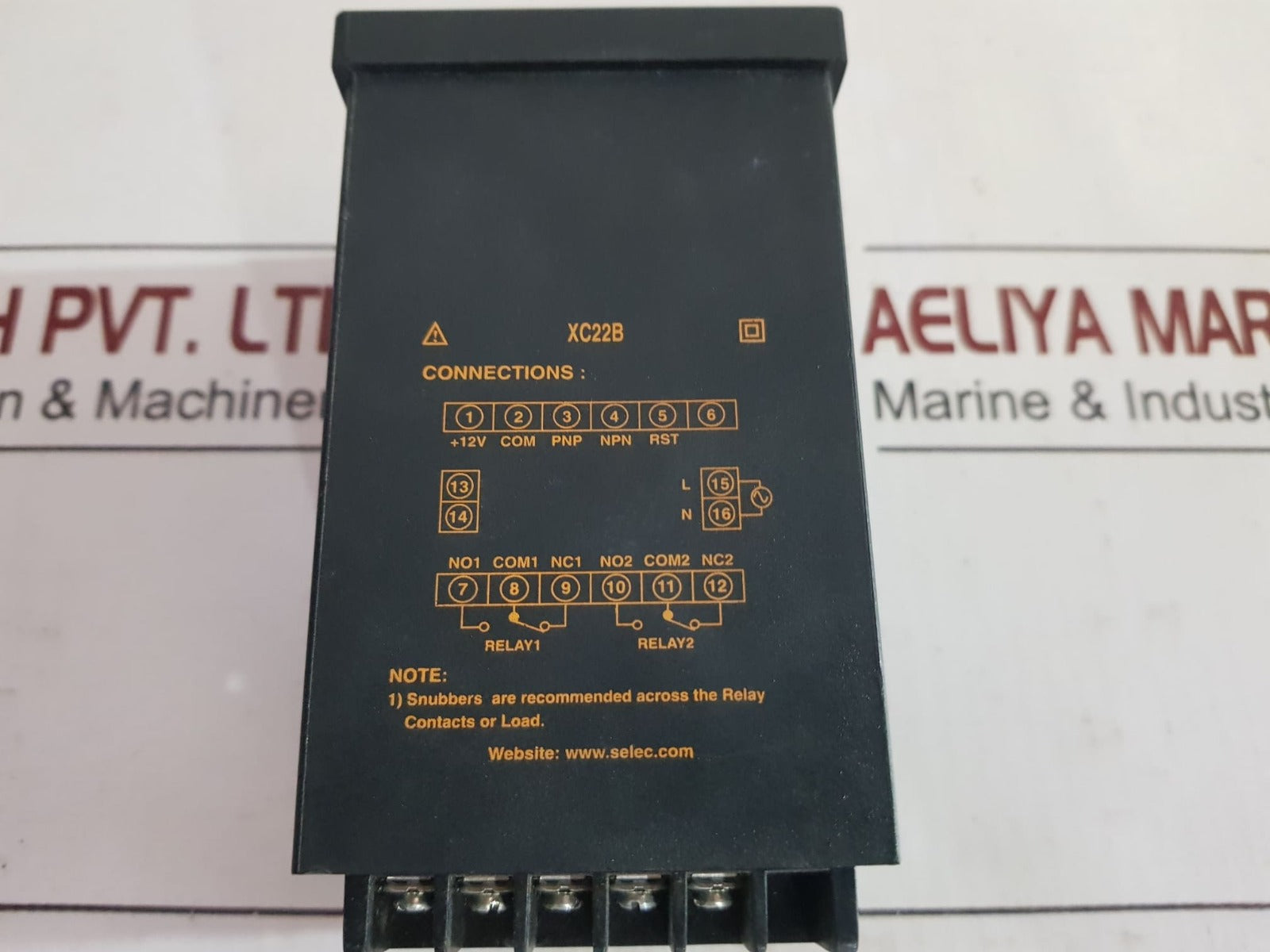 Selec xc 22b digit preset counter xc22b-4-ar-m1