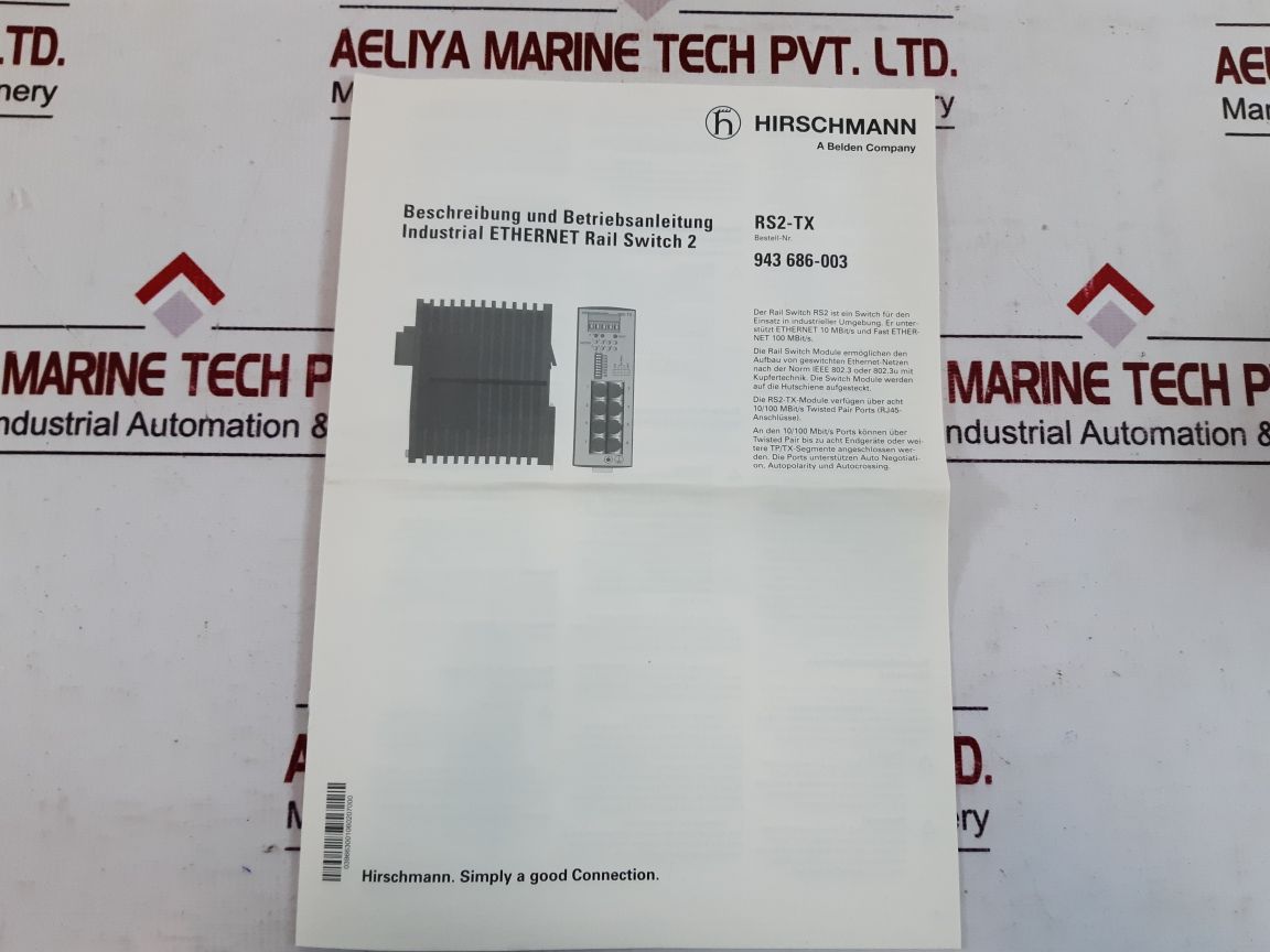 Hirschmann Rs2-tx Industrial Ethernet Rail Switch 2