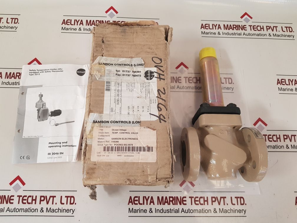Samson Dn 15 Pn 40 Temperature Control Valve