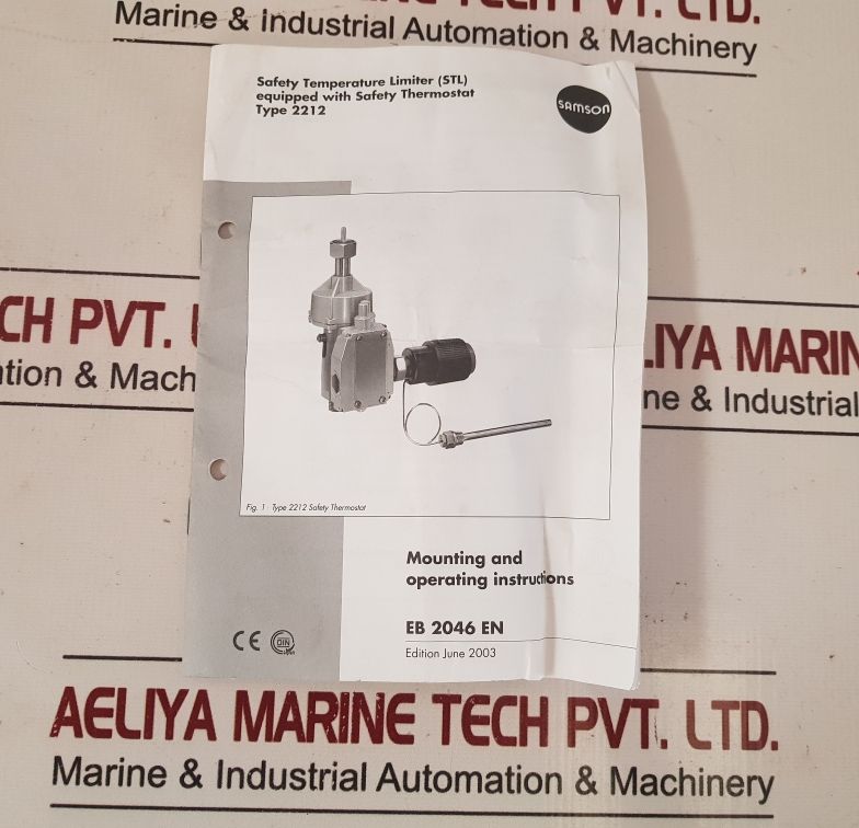 Samson Dn 15 Pn 40 Temperature Control Valve
