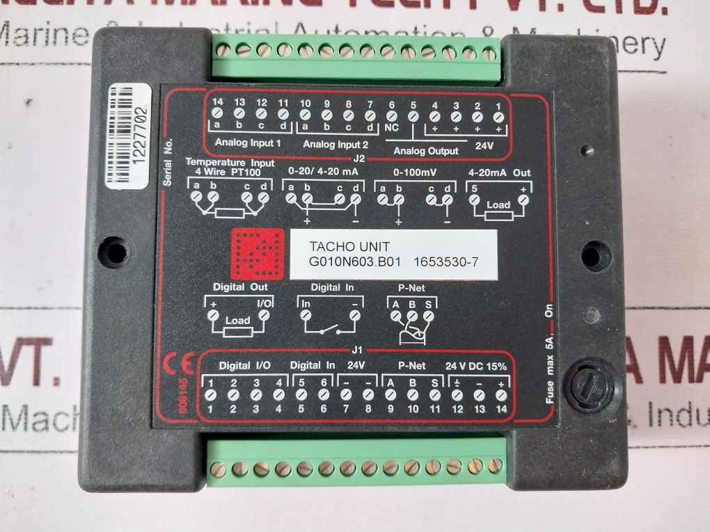 Proces-data G010N603.B01 1653530-7 Tacho Unit