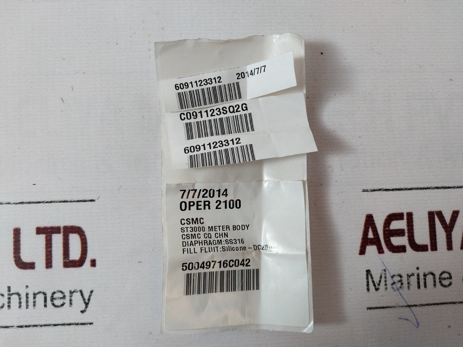 Honeywell 50049716C042 St3000 Meter Body