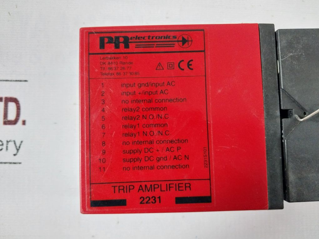 Pr Electronics 2231 D Trip Amplifier