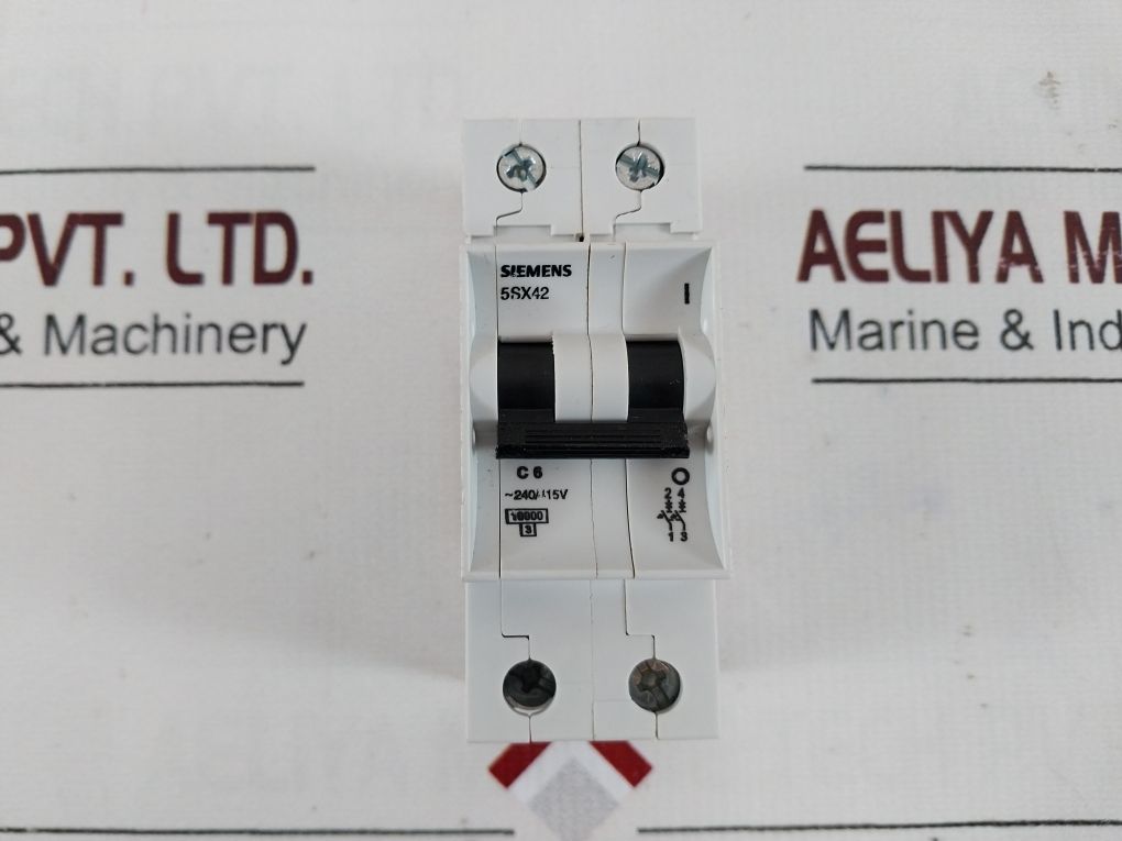 Siemens 5Sx42 C6 2-pole Circuit Breaker