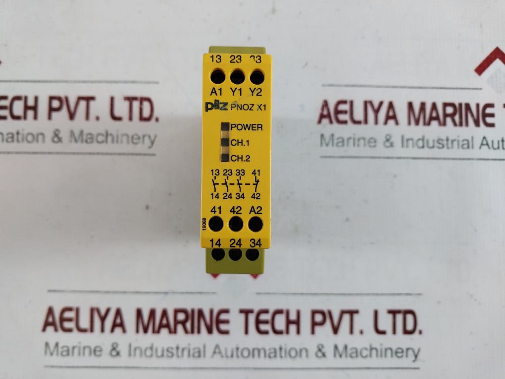 Pilz Pnoz X1 24Vac/Dc 3N/O 1N/C Safety Relay
