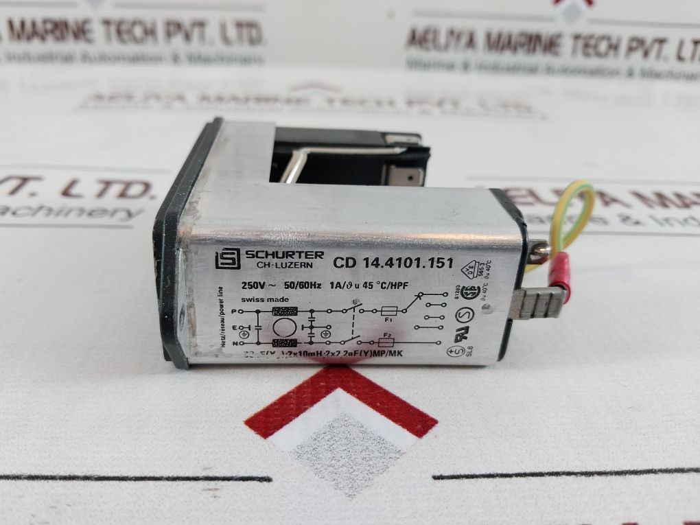 Schurter Cd 14.4101.151 Plug For Device With Filter