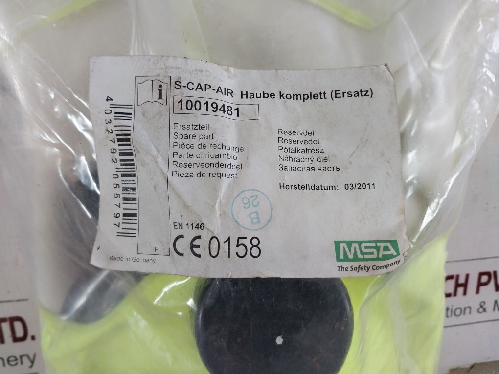 Msa 669499 Uniscape Hood Mask Assembly With Hose