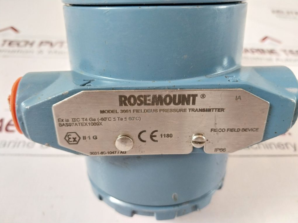 Rosemount 3051 Fieldbus Pressure Transmitter 3051Cg4F22A1Am5B4Dfiaq4D01