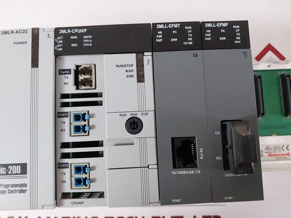 Honeywell Masterlogic-200 2Mlr-ac22,2Mlr-cpuh/F,2Mll-efmt,2Mll-efmf,2Mlr-m06P
