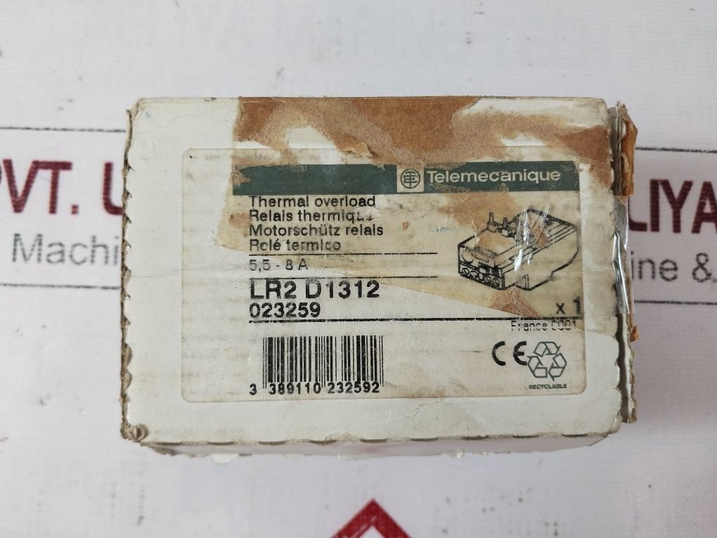 Telemecanique Lr2 D1312 Thermal Overload Relay
