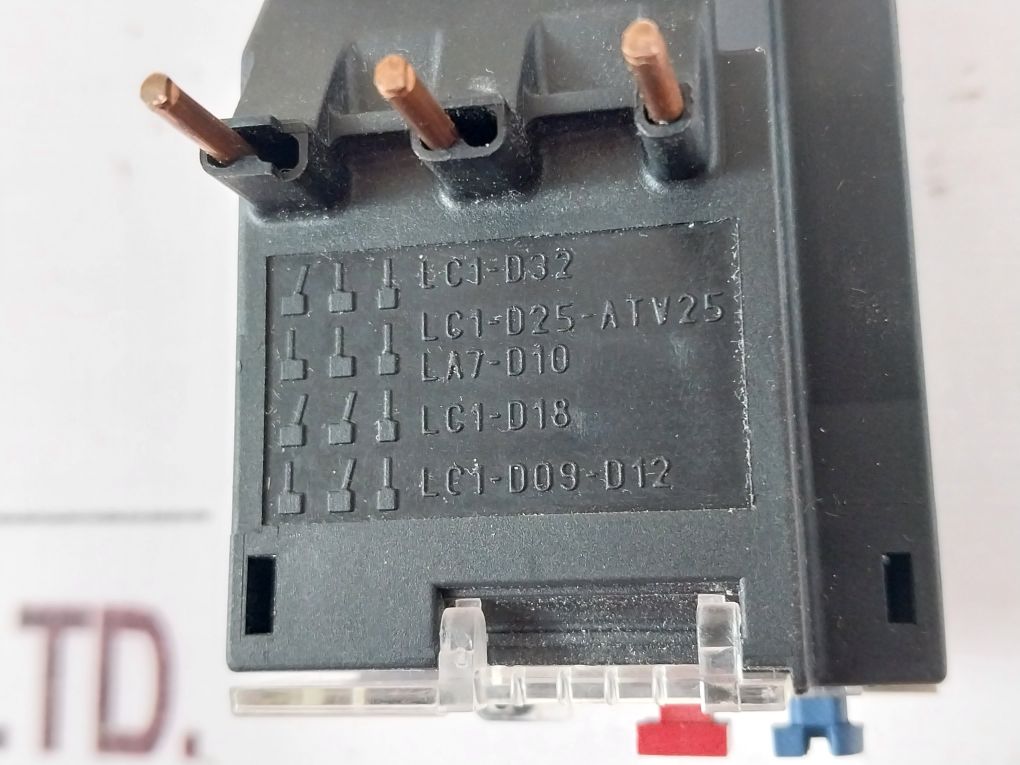 Telemecanique Lr2 D1312 Thermal Overload Relay