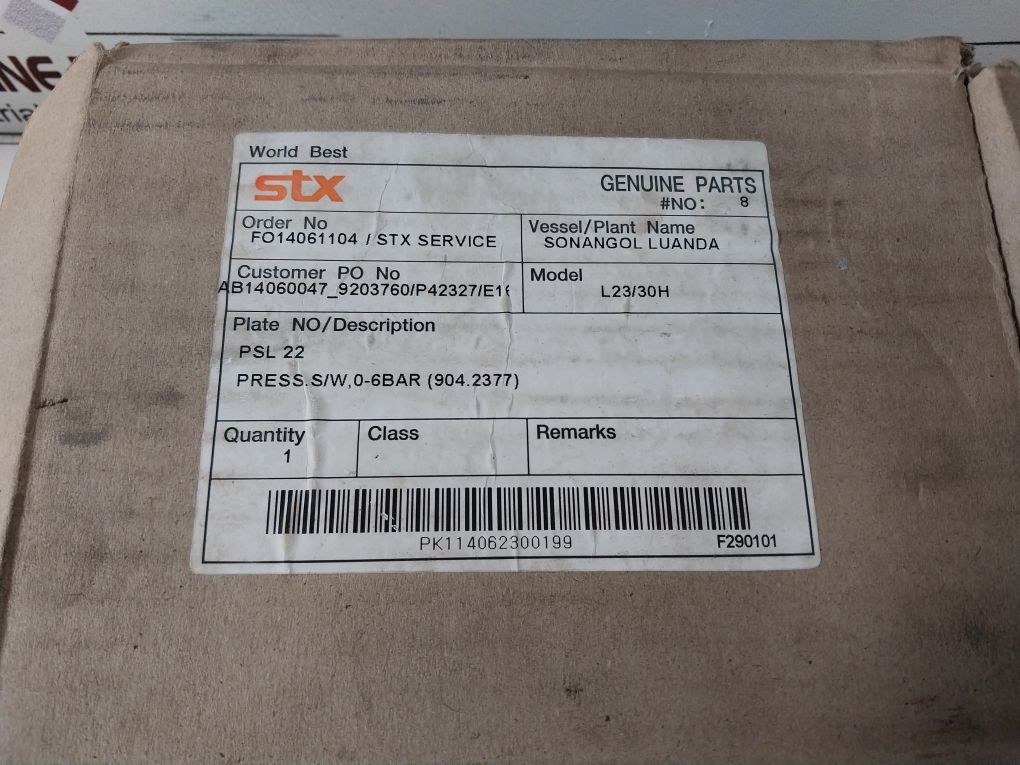 Trafag 904.2377.903 Pressure Switch