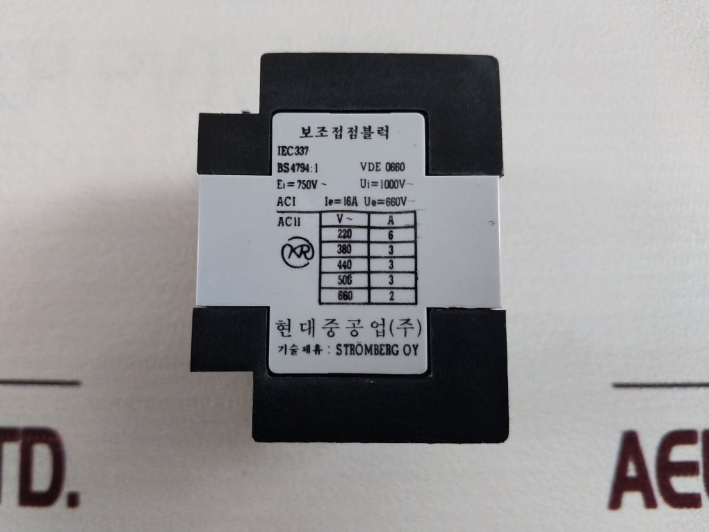 Hyundai Hab22 Auxiliary Contact Block