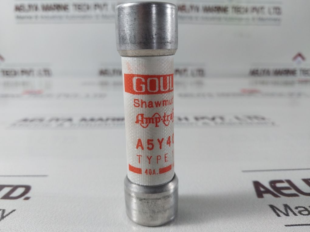 Lot Of 6X Gould Electronics A5Y40 Shawmut Amp-trap Fuse