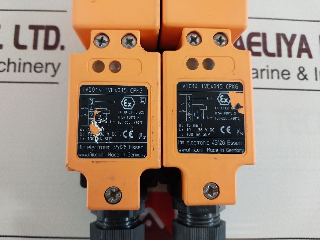 Ifm Electronic Iv5014 Ive4015-cpkg Proximity Sensor
