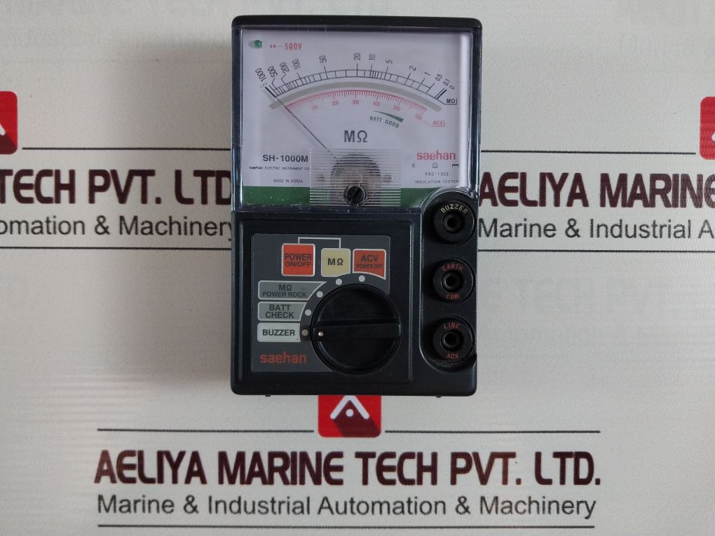 Saehan Sh-1000M Insulation Resistance Tester/Analytical