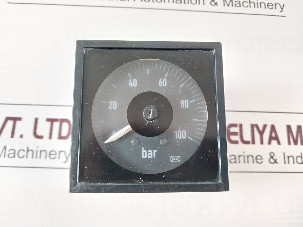Deif Dlq72-pc-pw Panel Meter 0-100 Bar