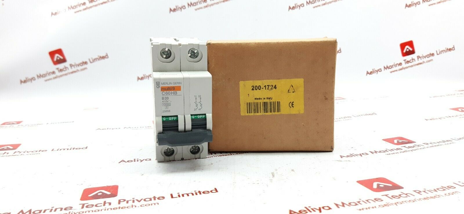 Merlin gerin multi9 c60hb b20 415v circuit breaker