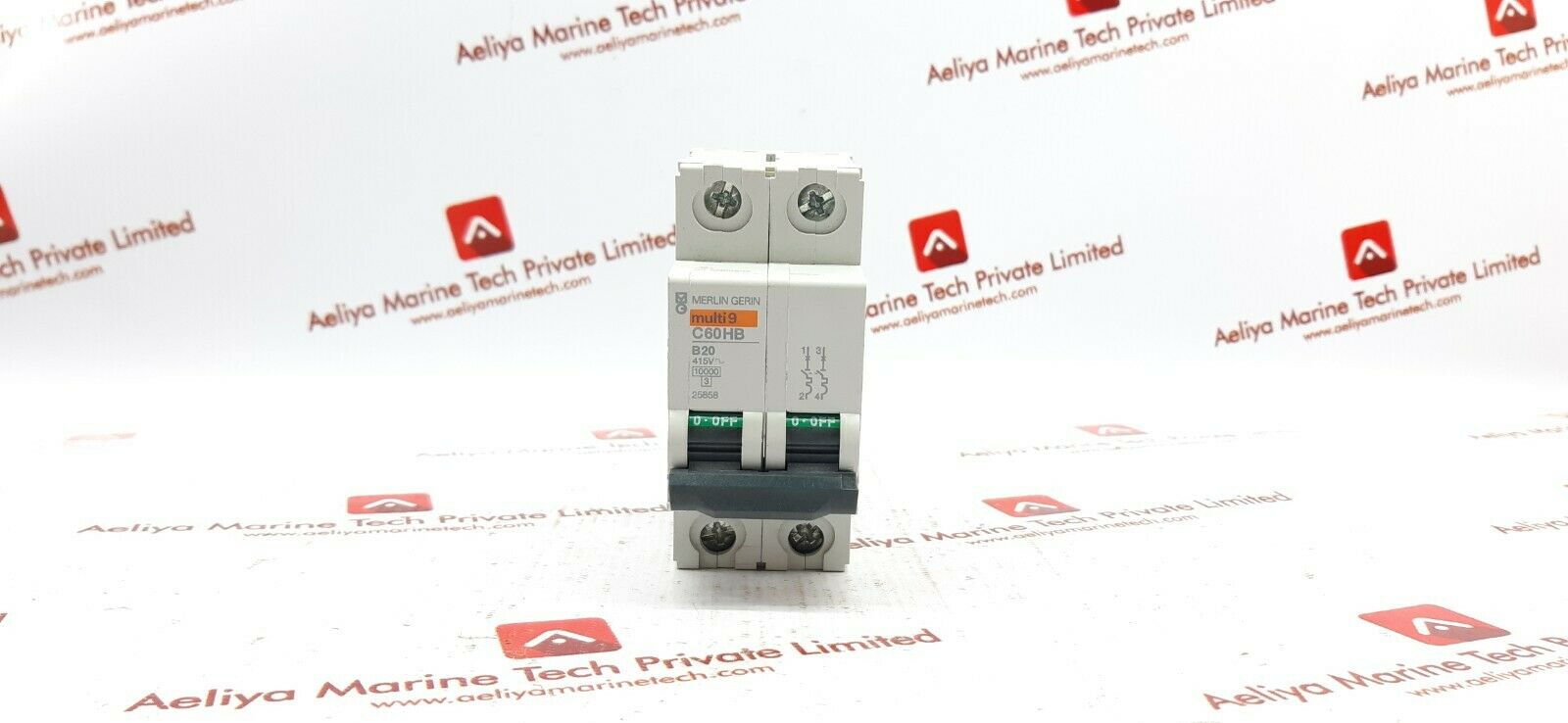 Merlin gerin multi9 c60hb b20 415v circuit breaker