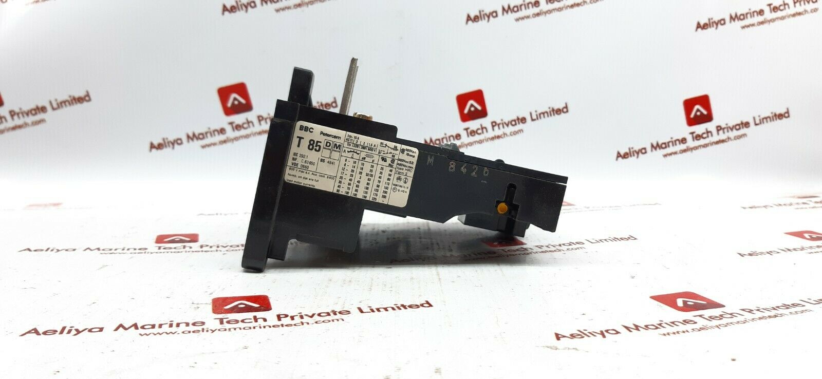 BBC petercem t 85 overload relay 600v max