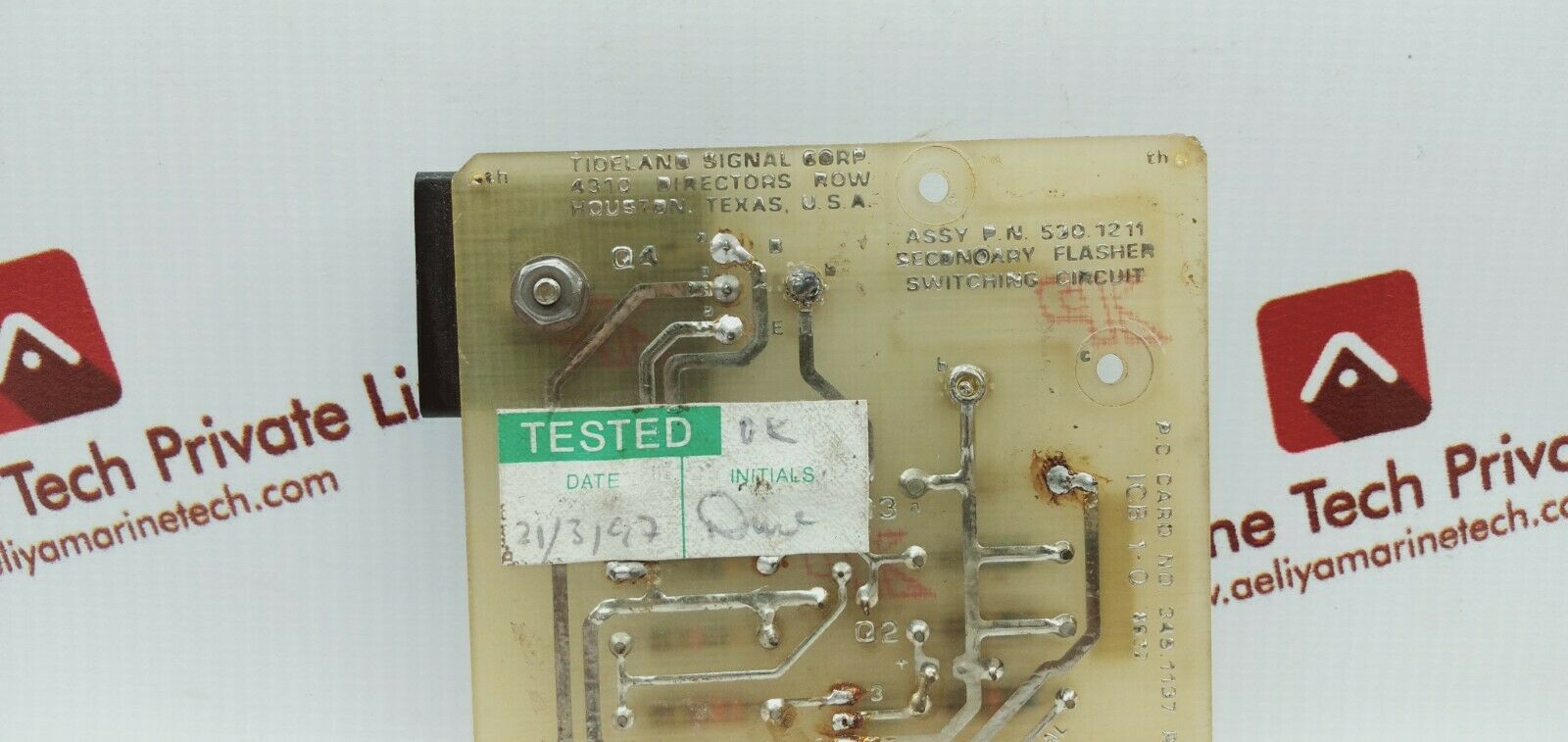 Tideland 530.1211 seconoary flasher switching circuit