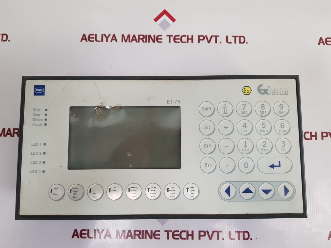 Stahl exicom et-75-rs422 hmi operator terminal