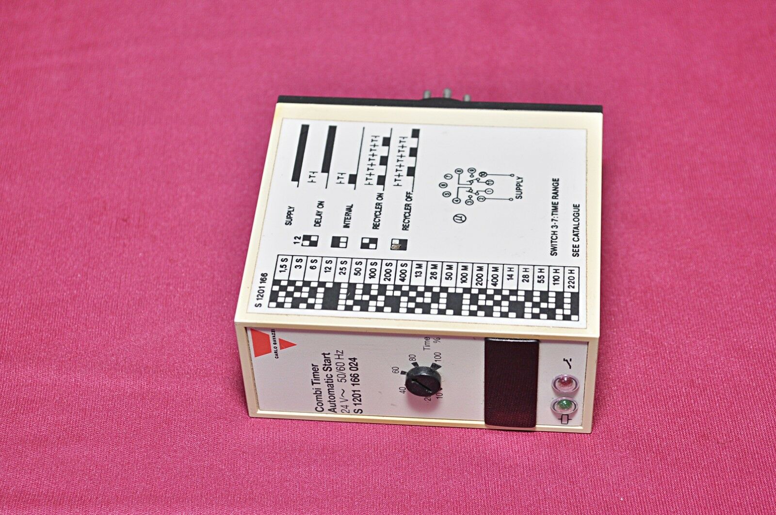 Carlo gavazzi s 1201 166 024 combi timer 24v~ 50/60 hz