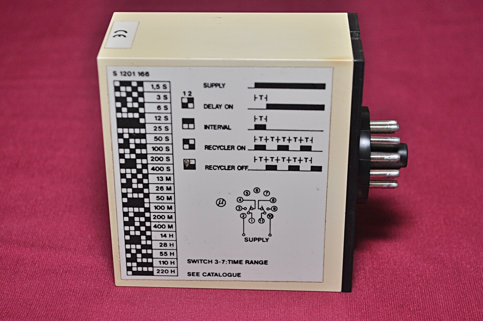 Carlo gavazzi s 1201 166 024 combi timer 24v~ 50/60 hz