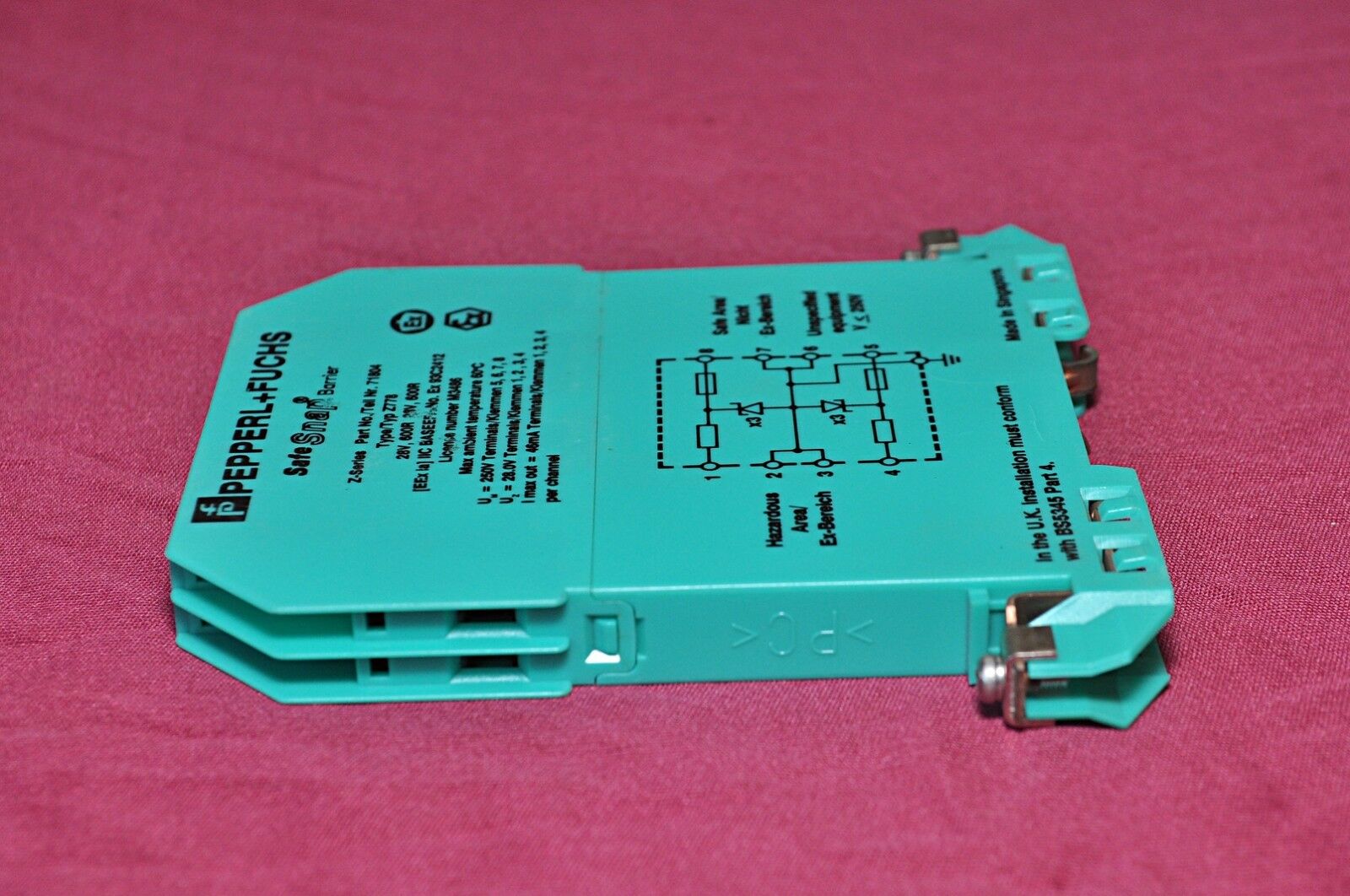 Pepperl+fuchs z-series z778 safe snap barrier 71804
