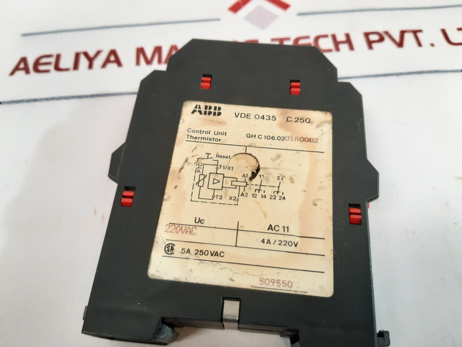 Abb c106.02 thermistor control unit gh c106.0201r0002