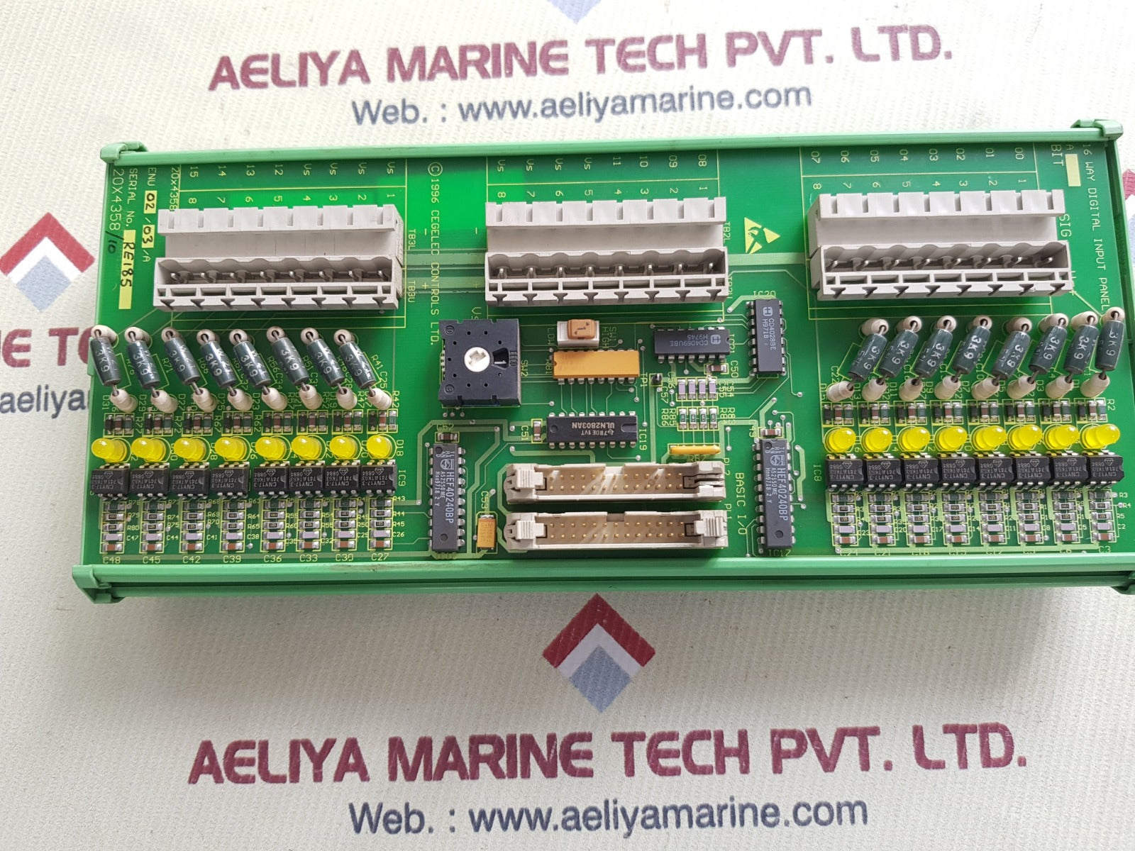 Cegelec m73-60001 16 way digital input panel used