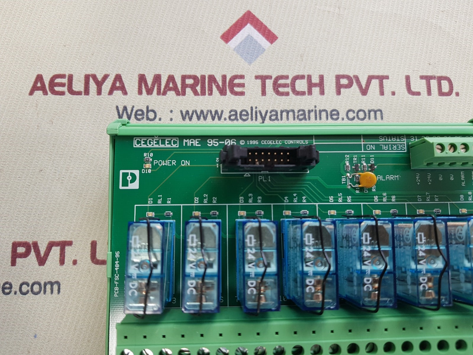 Cegelec digital output terminal module mae-95-06