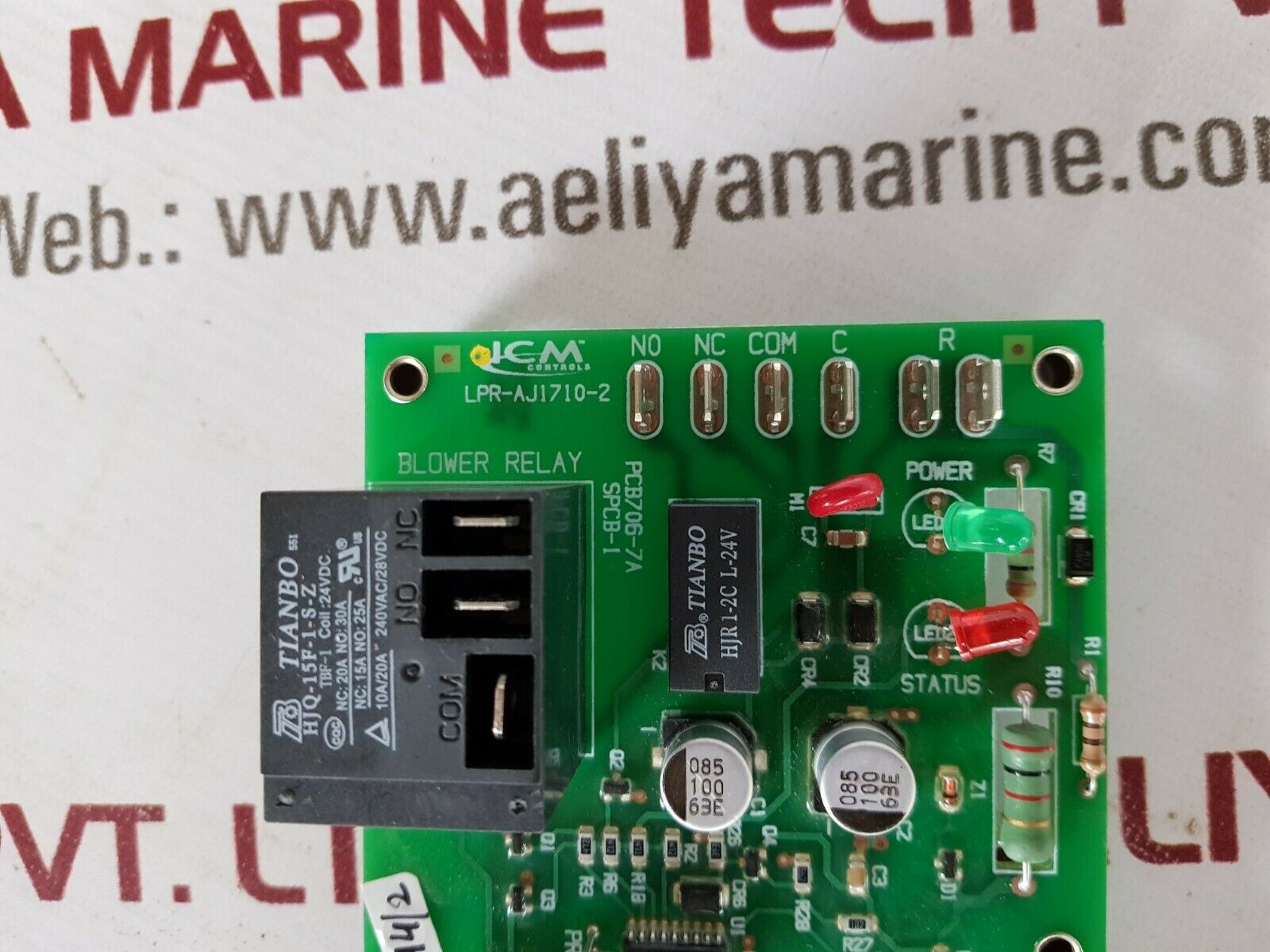 Marvair 70281 icm control board lpr-aj1710-2