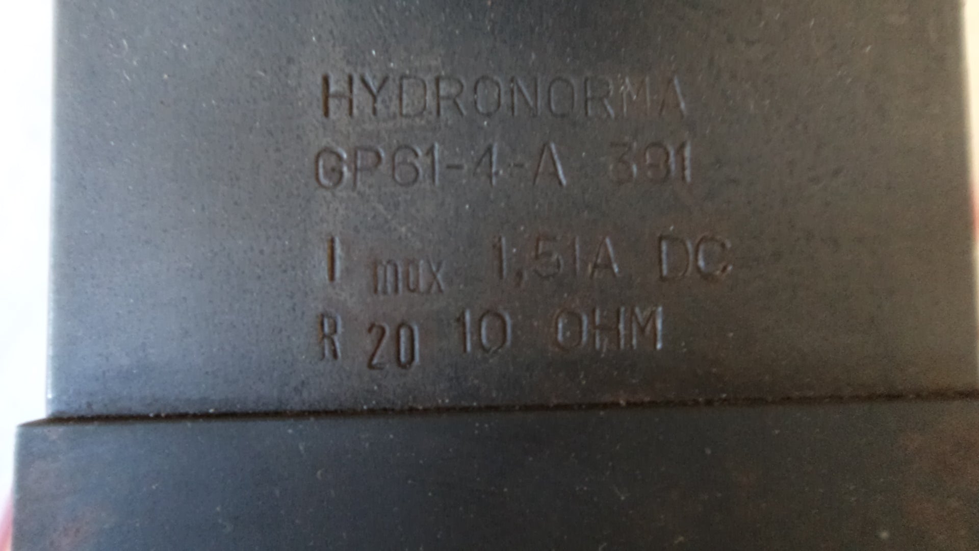 Rexroth hydronorma 485944/3 hydraulic valve