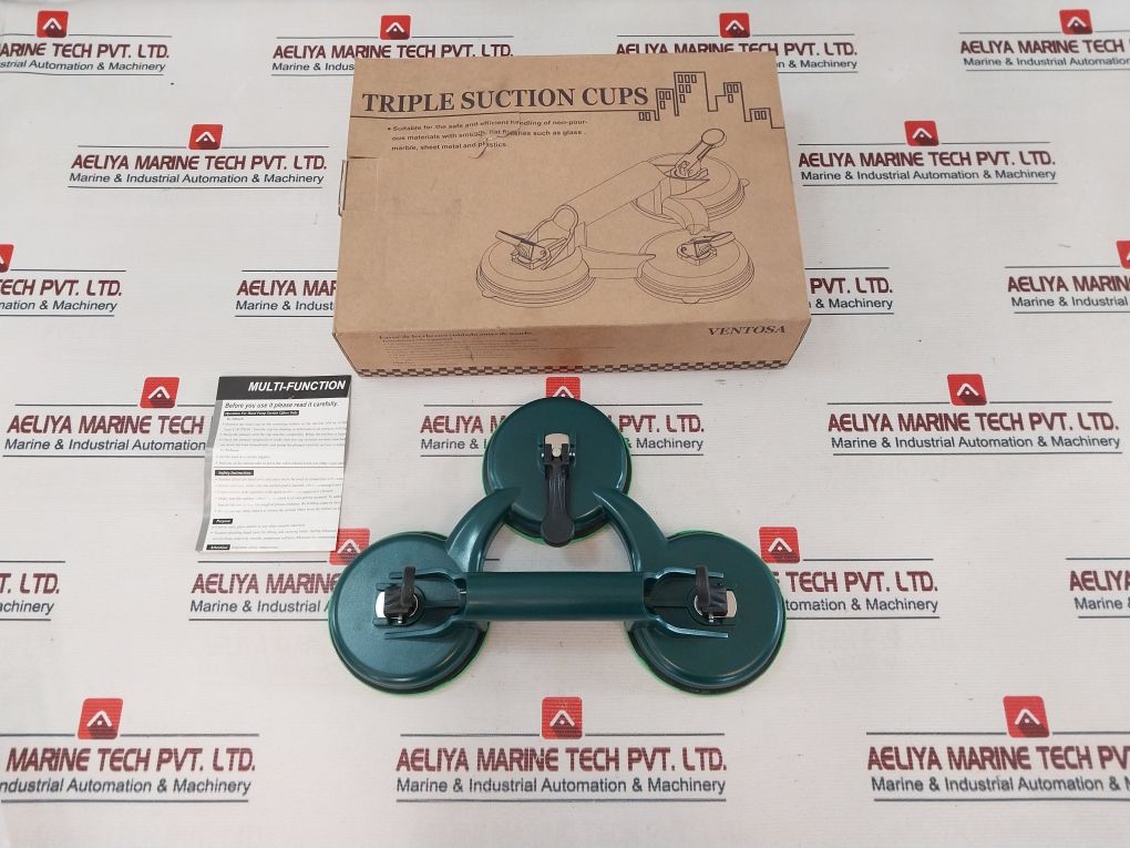 3C024002 Triple Suction Cups Glass Lifting Handle- 3-cups