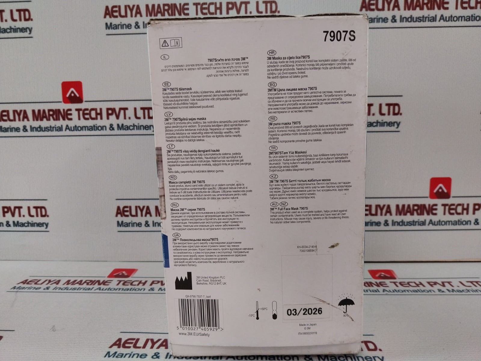 3M 7907S Re-usable Full Face Respirators