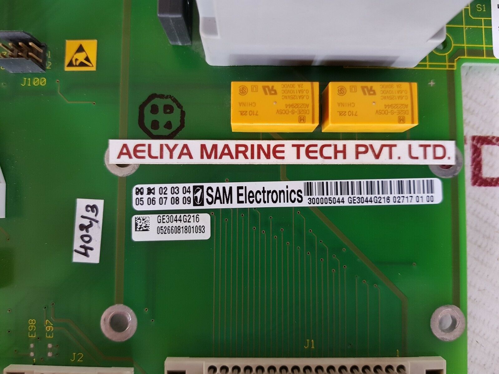 Sam electronics ge3044g216 pcb card