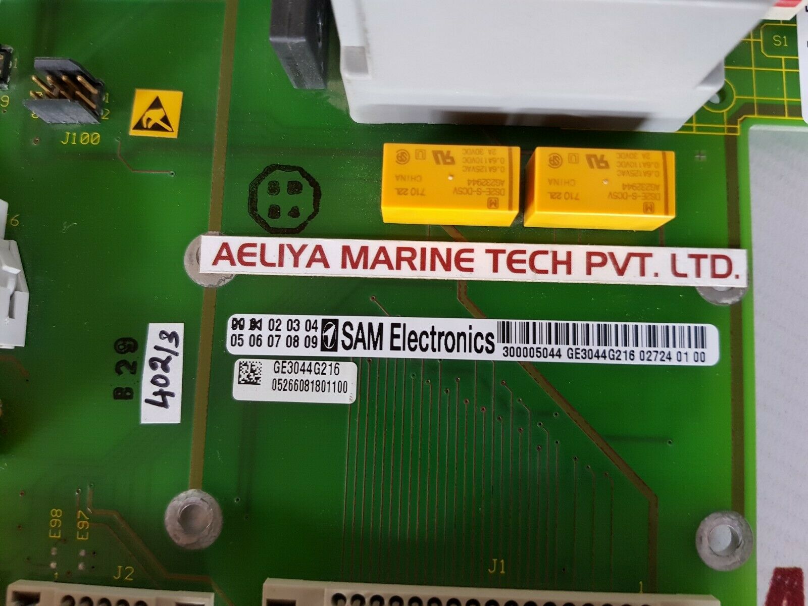 Sam electronics ge3044g216 pcb card