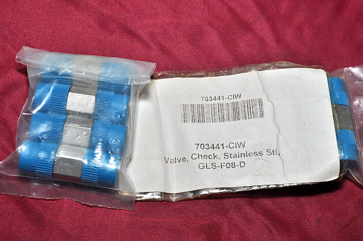 Nupro ss-4co2-1 check valve
