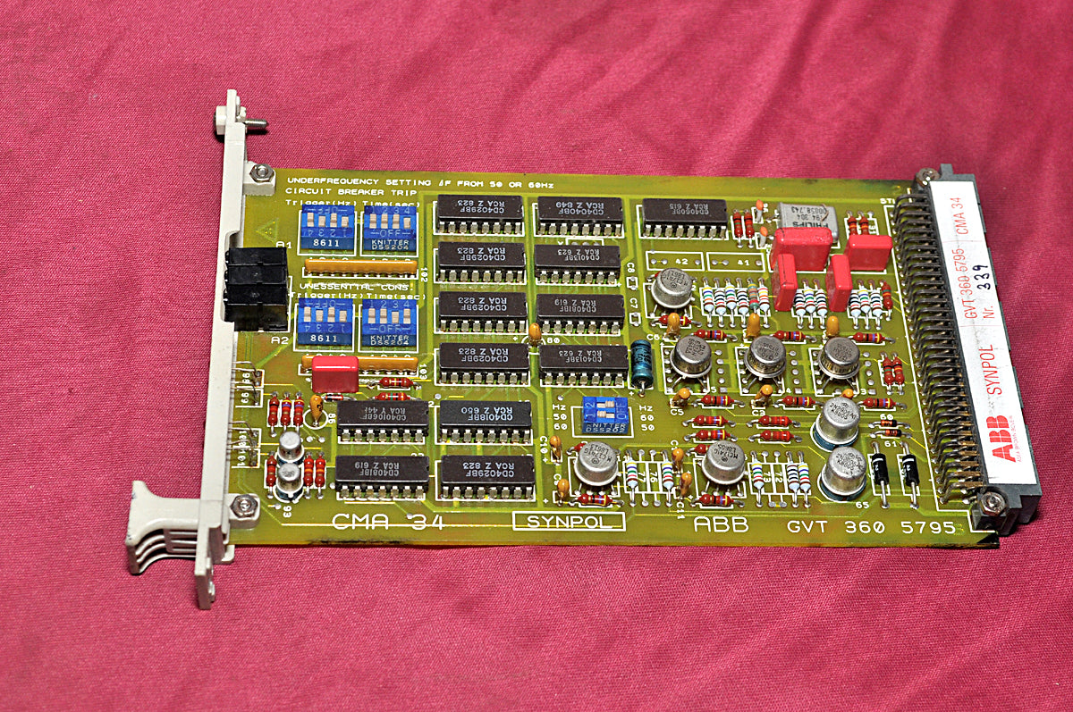 Abb gvt 360 5795 under frequency setting