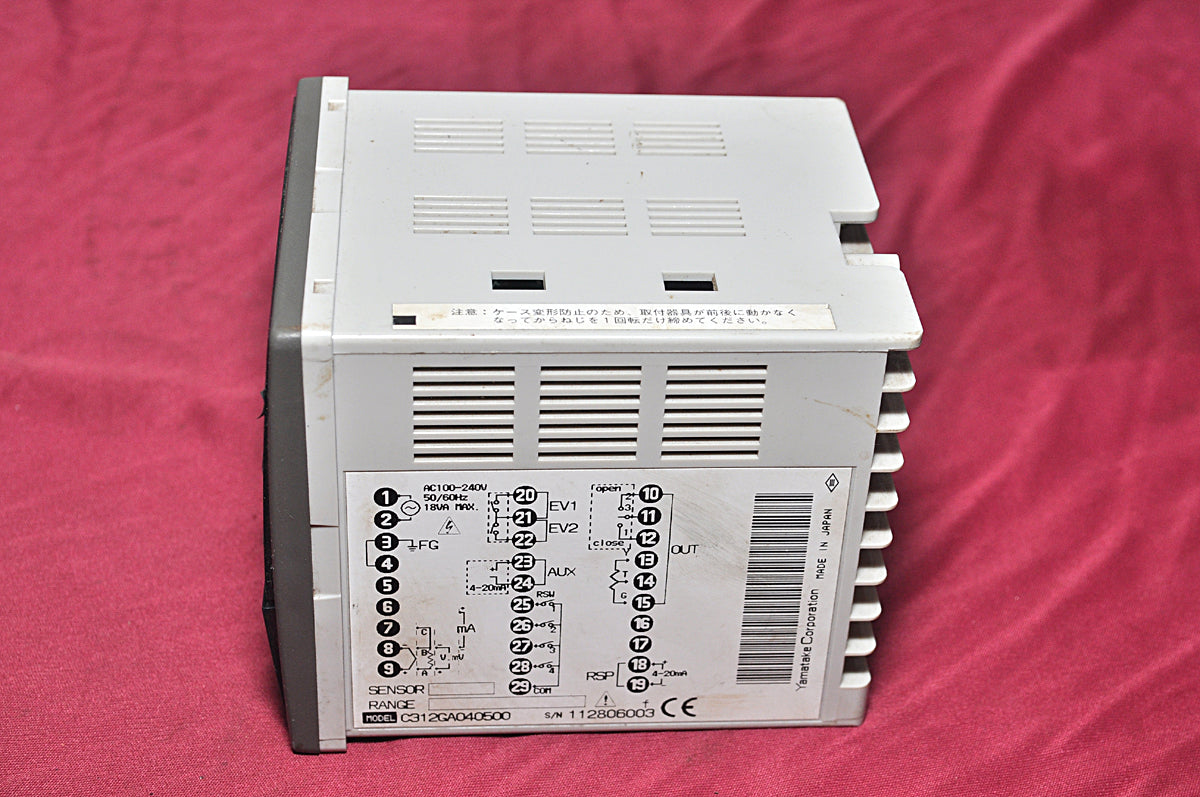Yamatake thermostat temperature control table sdc 31