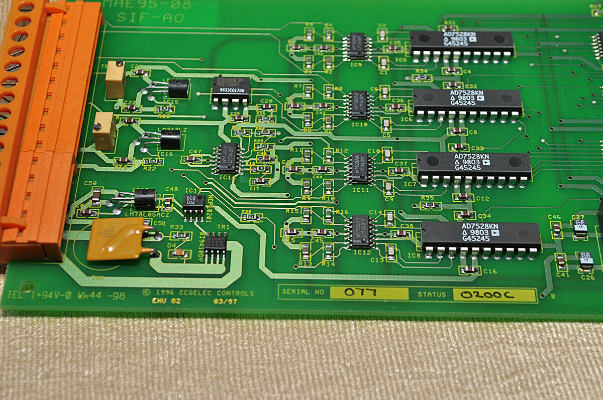 Cegelec mae95-08 circuit card