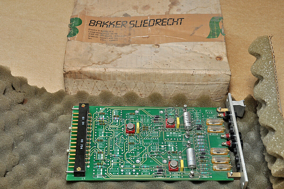 Bakker sliedrecht eib 221m card