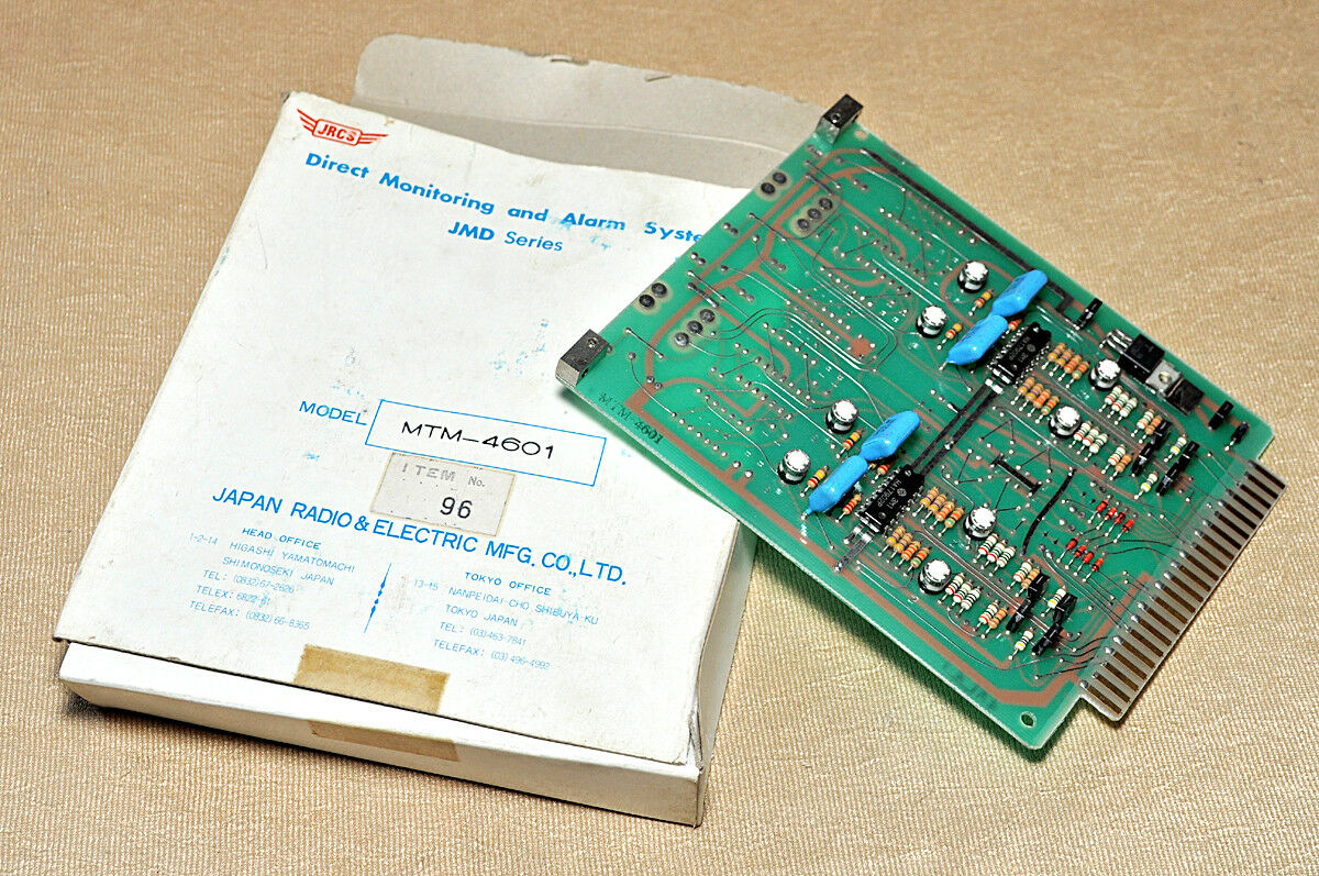 Jrcs mtm-4601 direct monitoring and alarm system