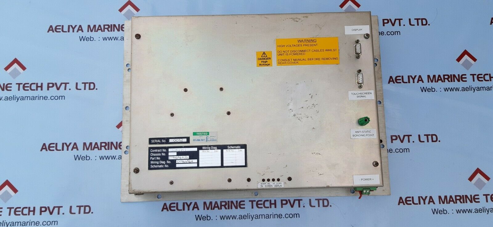 Screen Display Ct94496A/01 (Display Not Working)