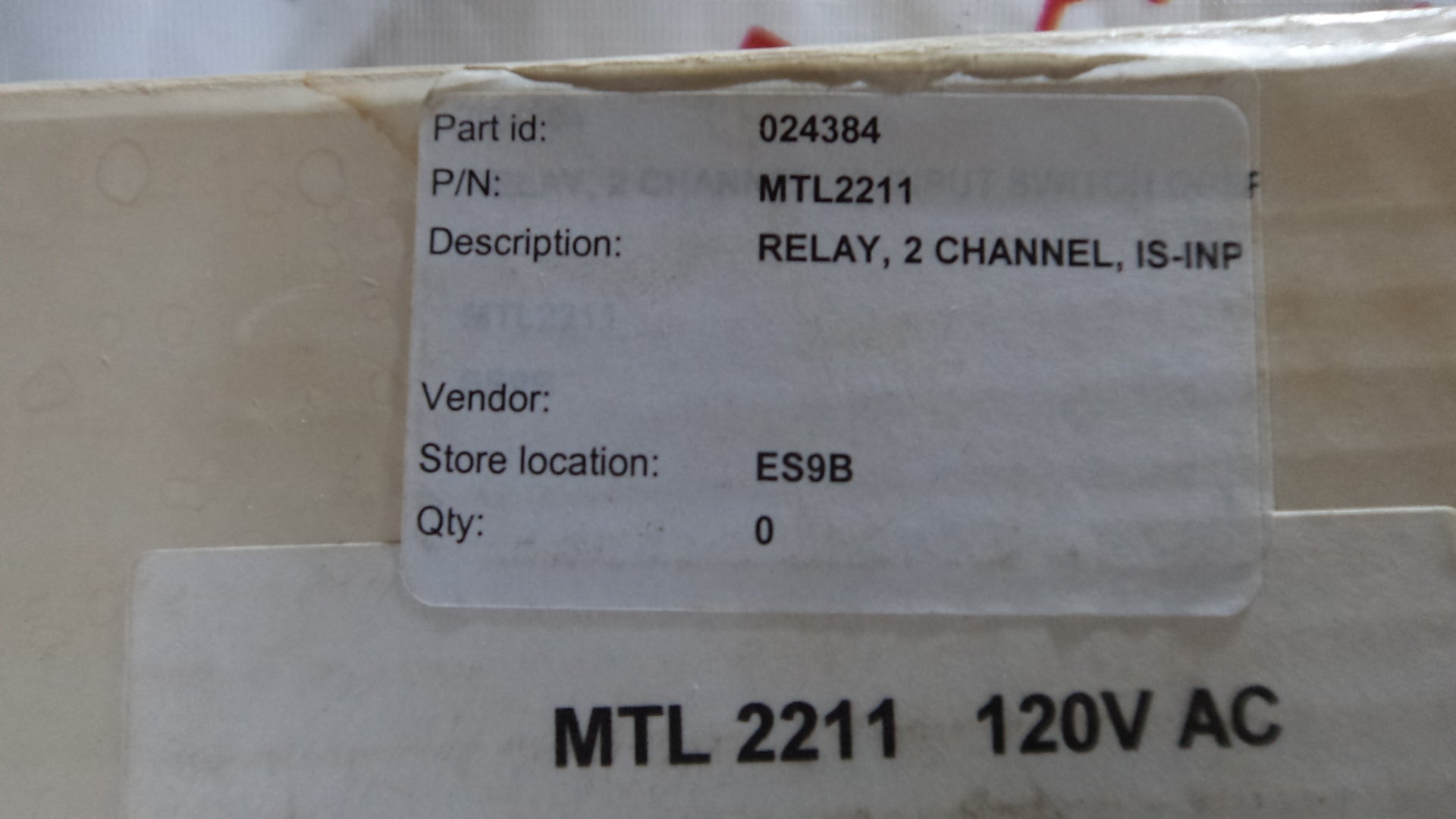 Mtl2211 2 channel is-input switch operated relay