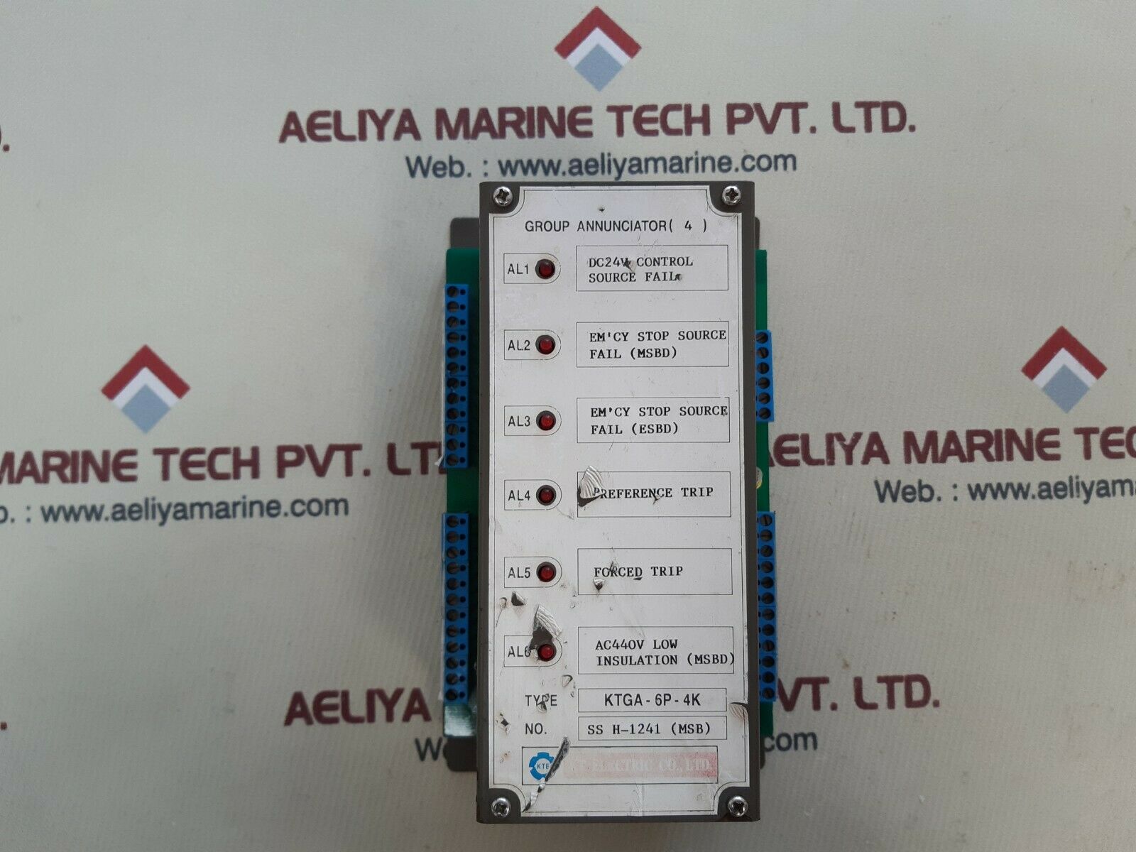 Kt electric ktga-6p-4k group annunciator(4)
