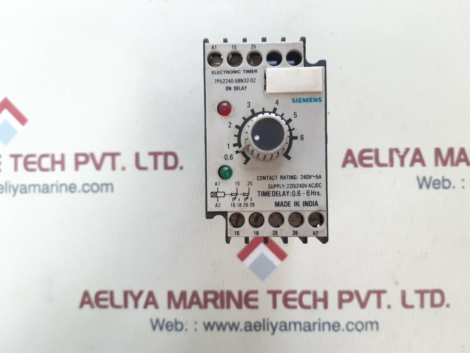 Siemens 7pu2240-5bn32-0z electronic timer