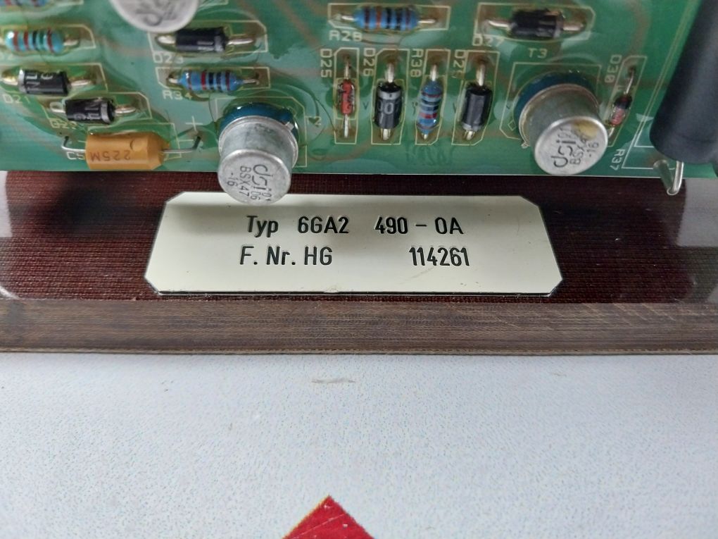 Siemens 6Ga2 490-0A Voltage Regulator